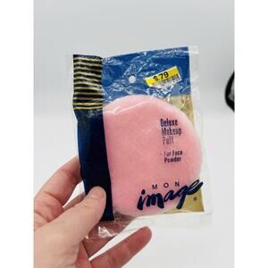 Vintage Mon Image Deluxe Makeup Puff‎ Minimizes Shine New, Sealed